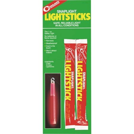 COGHLANS Light Stick Non-Toxic 12Hr Red 9820